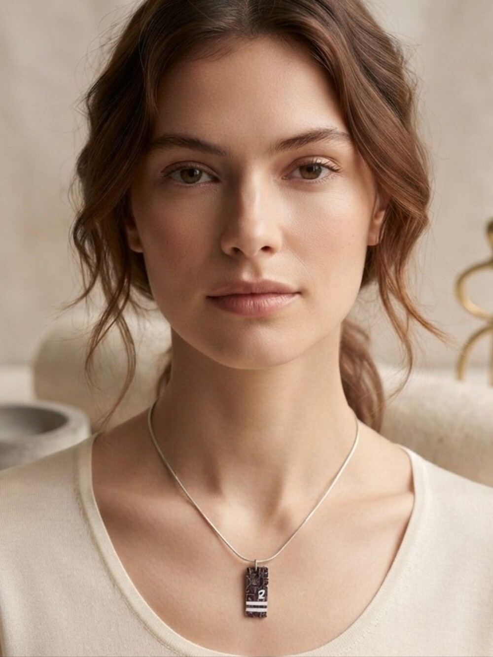 Dior Enamel Trotter Necklace